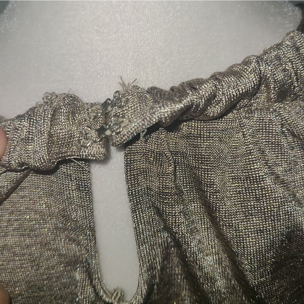 INC Silver Shimmer Tank Blouse - Picture 8 of 9